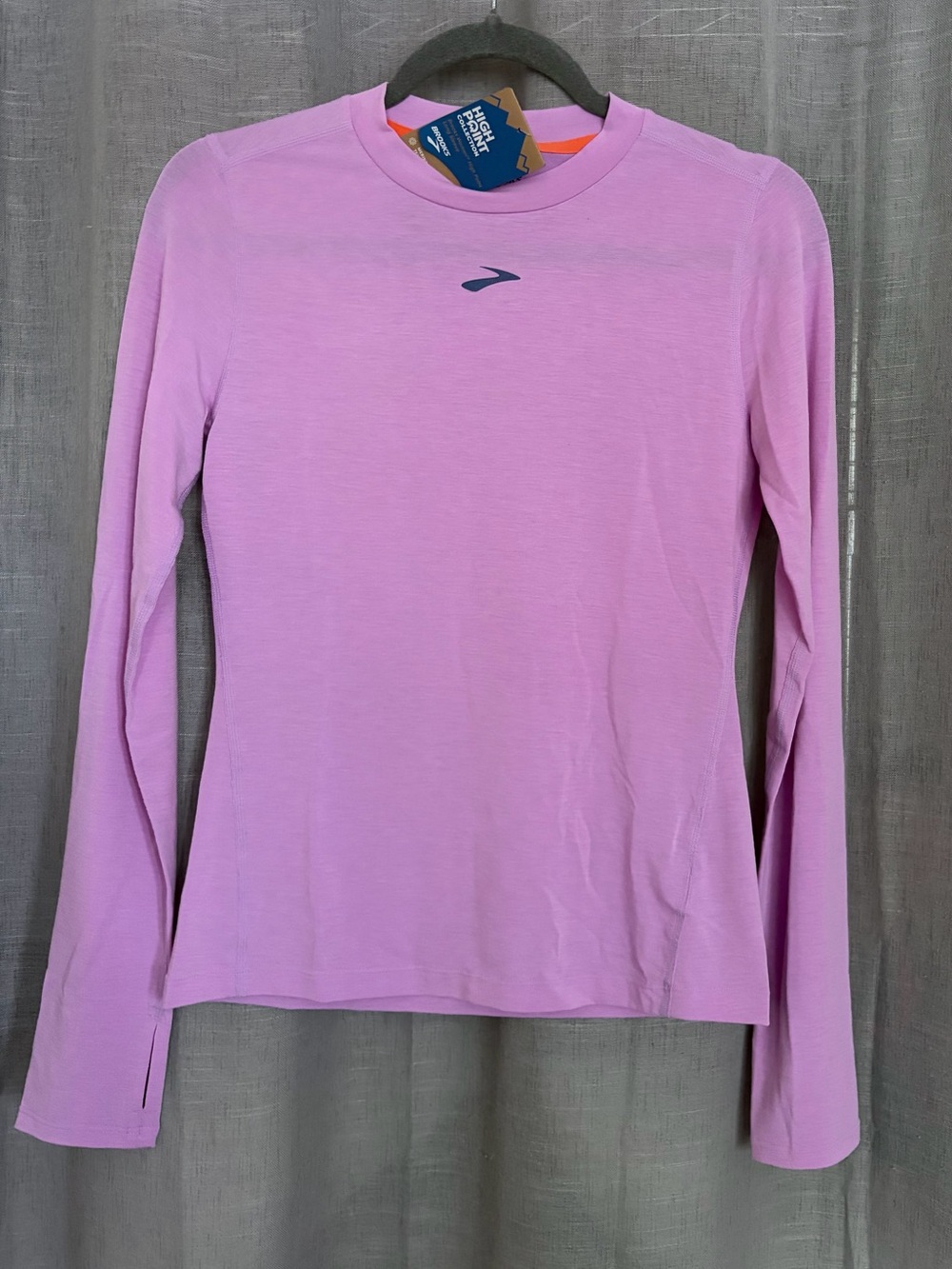 Brooks High Point Long Sleeve Long Sleeve NWT Small, Lavender